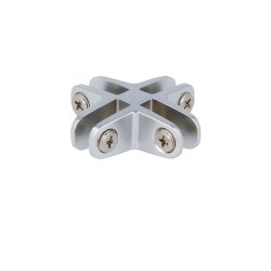 Glassamlebeslag 90 - 4 Sider - Alu -  t/4-6mm Glas