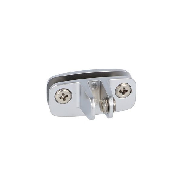 Glassamlebeslag 90 - 3 Sider - Alu -  t/4-6mm Glas