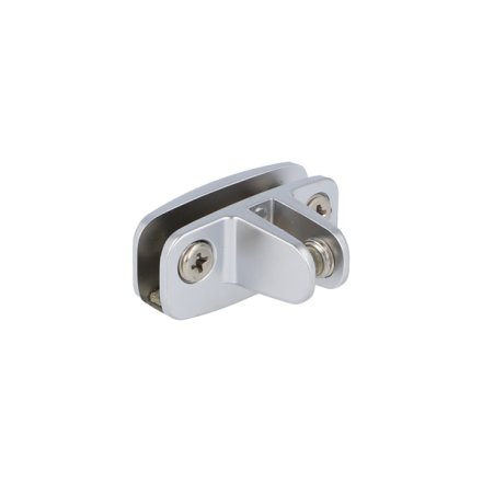 Glassamlebeslag 90&deg; - 3 Sider - Alu -  t/4-6mm Glas