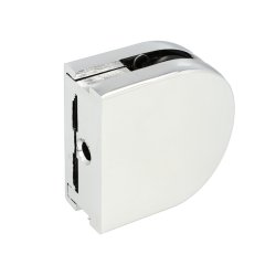 Glasklemme "XL" til 6-8mm Glas/Akryl - Forkromet