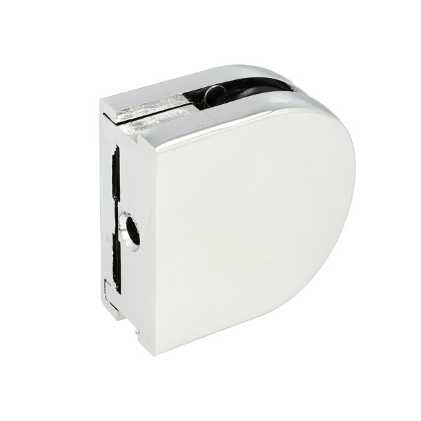 Glasklemme "XL" til 6-8mm Glas/Akryl - Forkromet