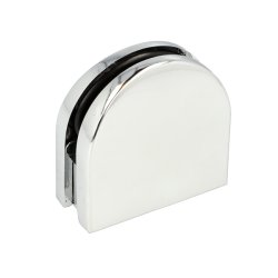 Glasklemme "XL" til 6-8mm Glas/Akryl - Forkromet