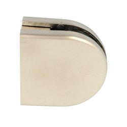 Glasklemme "XL" til 4mm Glas/Akryl - Mat Forniklet