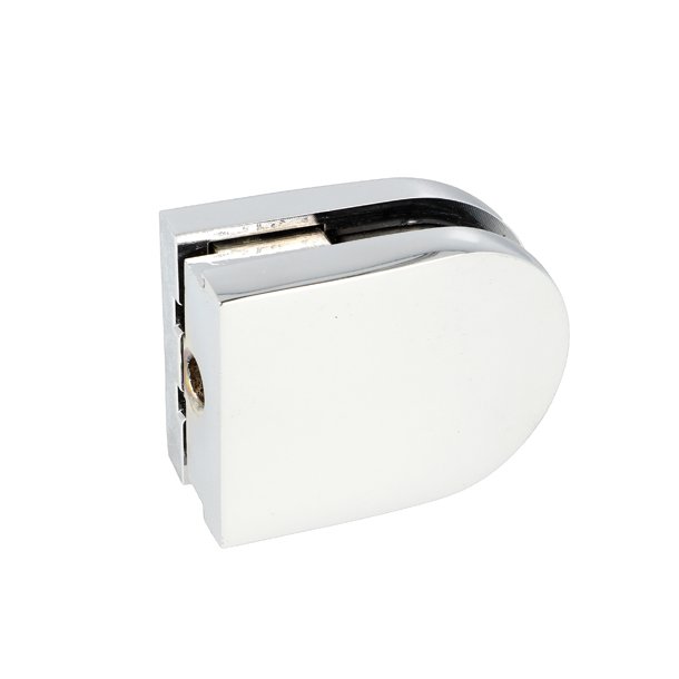 Glasklemme "M" til 6-8mm Glas/Akryl - Forkromet