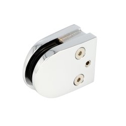 Glasklemme "M" til 6-8mm Glas/Akryl - Forkromet