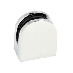 Glasklemme "S" til 4-5mm Glas/Akryl - Forkromet