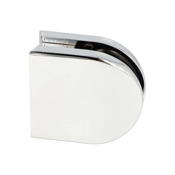 Glasklemme "XL" til 6-8mm Glas/Akryl - til Rr - Krom