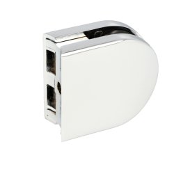 Glasklemme "XL" til 6-8mm Glas/Akryl - til Rr - Krom