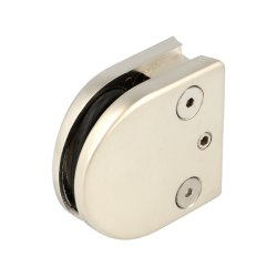 Glasklemme "XL" til 6-8mm Glas/Akryl - til Rr - Mat