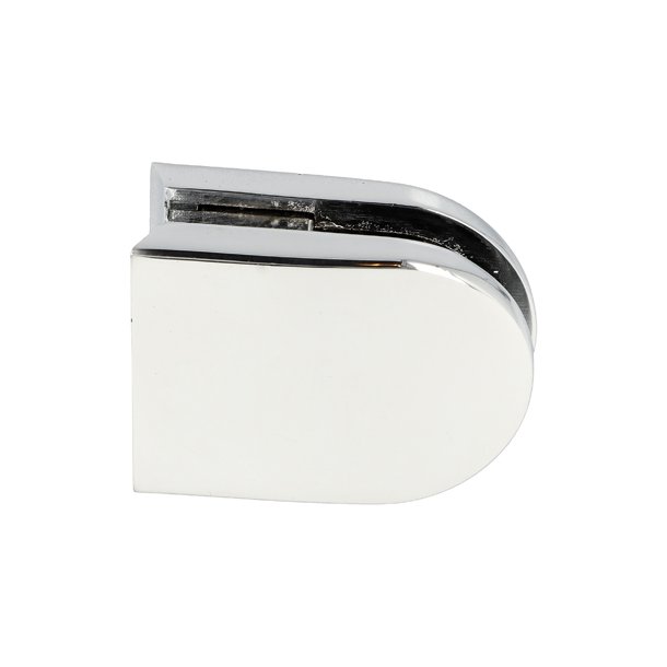 Glasklemme "M" til 6-8mm Glas/Akryl - til Rr - Krom