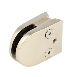 Glasklemme "M" til 6-8mm Glas/Akryl - til Rr - Mat