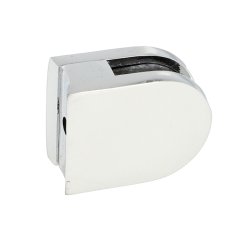 Glasklemme "S" til 4-5mm Glas/Akryl - til Rr - Krom