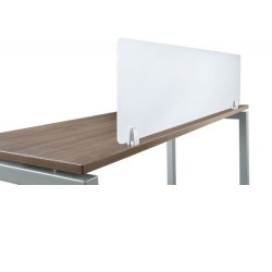 Vrnbeslag til 4-8mm Glas/Akryl - Montering P Bord - Hvid