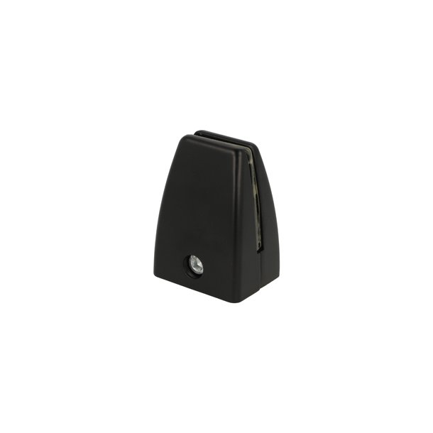 Vrnbeslag til 4-8mm Glas/Akryl - Montering P Bord - Sort