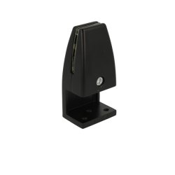 Vrnbeslag til 4-8mm Glas/Akryl -Holder Om Bordkant - Sort