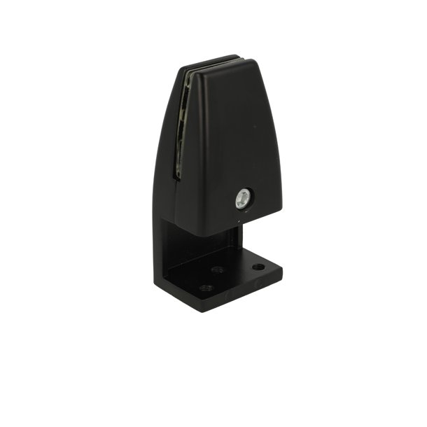 Vrnbeslag til 4-8mm Glas/Akryl -Holder Om Bordkant - Sort