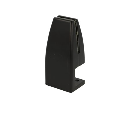 V�rnbeslag til 4-8mm Glas/Akryl -Holder Om Bordkant - Sort