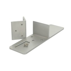 Stabilt og Strkt Vrnbeslag til 6-8mm Glas/Akryl - Slv