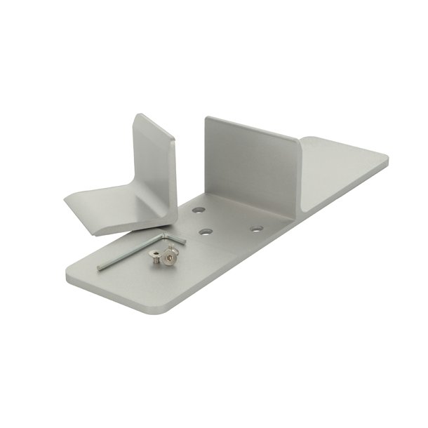 Stabilt og Strkt Vrnbeslag til 6-8mm Glas/Akryl - Sort