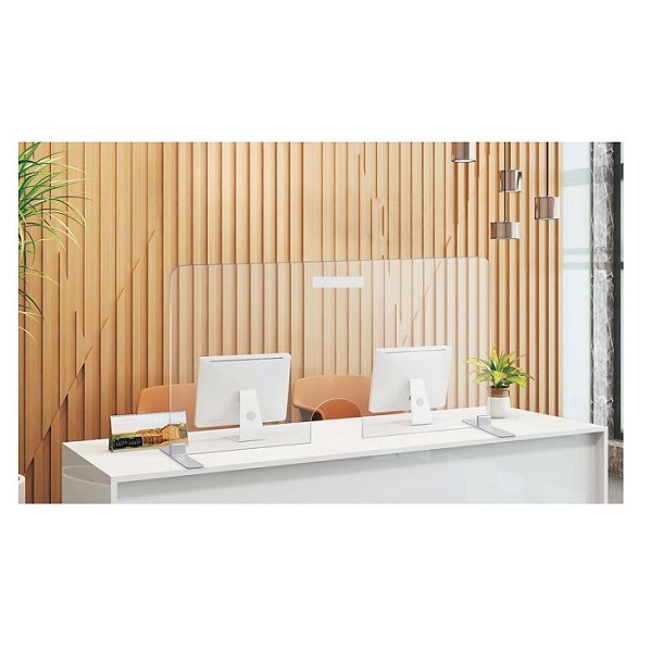 Stabilt og Strkt Vrnbeslag til 6-8mm Glas/Akryl - Slv