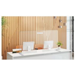 Stabilt og Strkt Vrnbeslag til 6-8mm Glas/Akryl - Sort