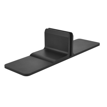 V�rnbeslag til 6-8mm Glas/Akryl - Fritst�ende - Sort
