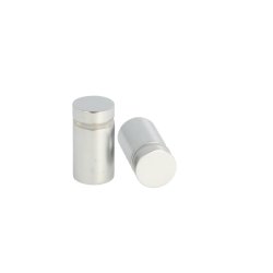 Messing Skiltebeslag - 13x19mm - Alu Look