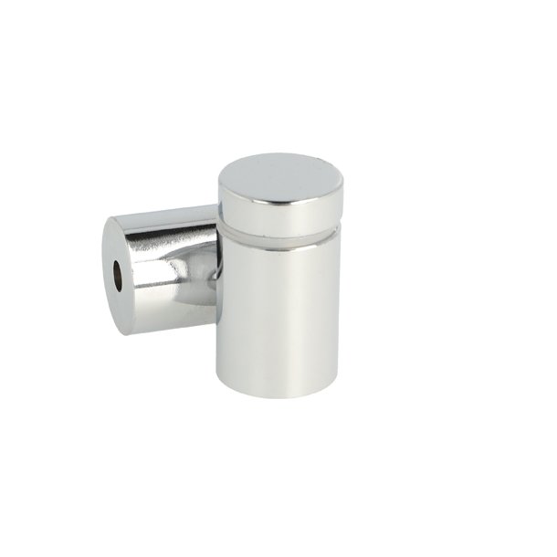 Messing Skiltebeslag - 19x25mm - Forkromet