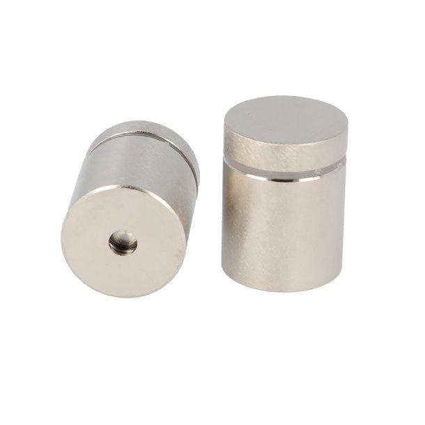 Messing Skiltebeslag - 25x25mm - Rustfri Look