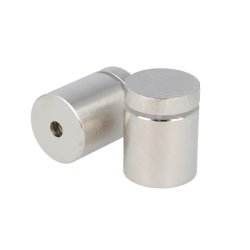 Messing Skiltebeslag - 25x25mm - Rustfri Look