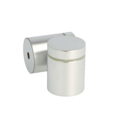 Messing Skiltebeslag - 25x25mm - Alu Look