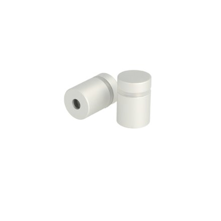 Aluminium Skiltebeslag - �13x13mm - Mat