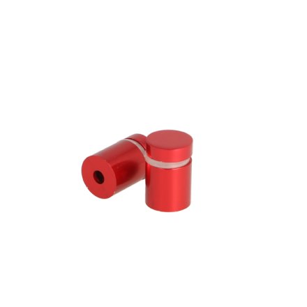 Aluminium Skiltebeslag - �13x13mm - R�d