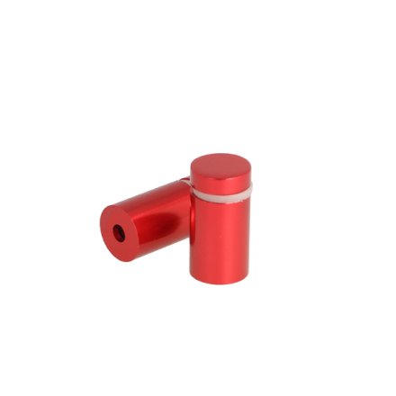 Aluminium Skiltebeslag - �13x19mm - R�d