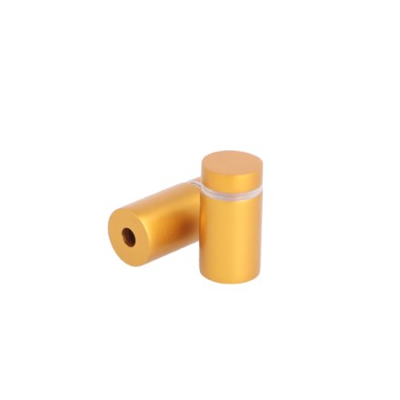 Aluminium Skiltebeslag - �13x19mm - Guld