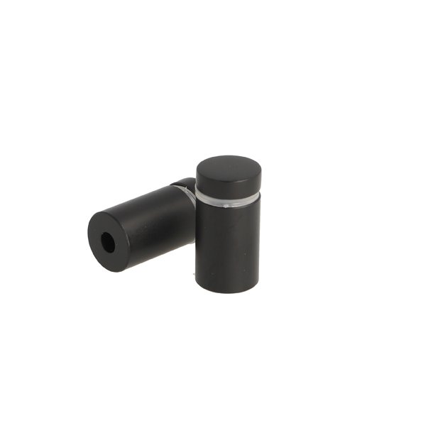 Aluminium Skiltebeslag - 13x19mm - Sort