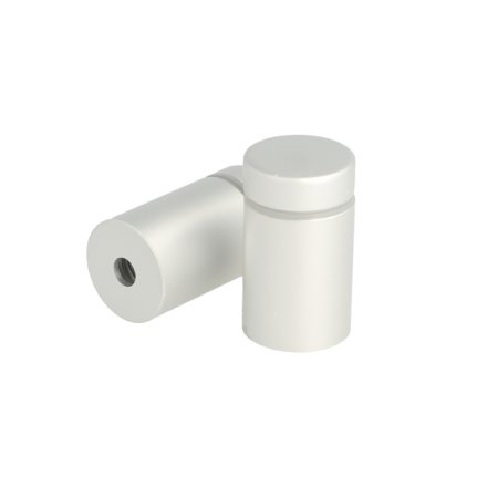 Aluminium Skiltebeslag - �19x25mm - Mat