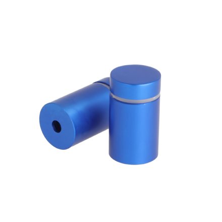 Aluminium Skiltebeslag - �19x25mm - Bl�