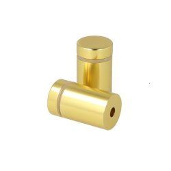 Aluminium Skiltebeslag - 19x25mm - Messing Look