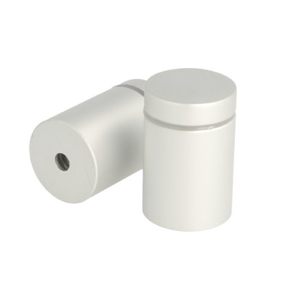Aluminium Skiltebeslag - �25x30mm - Mat