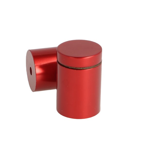 Aluminium Skiltebeslag - 25x30mm - Rd