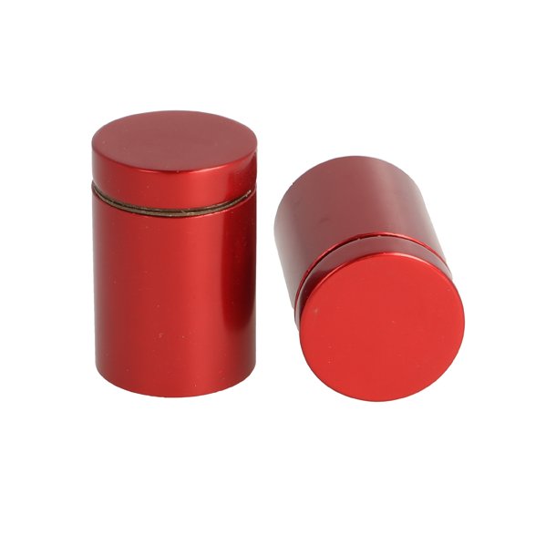 Aluminium Skiltebeslag - 25x30mm - Rd