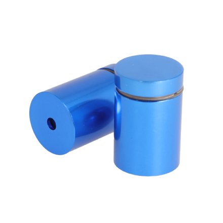 Aluminium Skiltebeslag - �25x30mm - Bl�