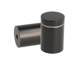 Aluminium Skiltebeslag - 25x30mm - Sort