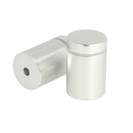 Aluminium Skiltebeslag - �25x30mm - Blank
