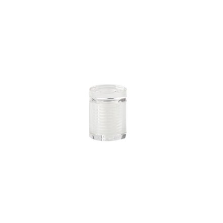 Skiltebeslag - �19x19mm - Transparent