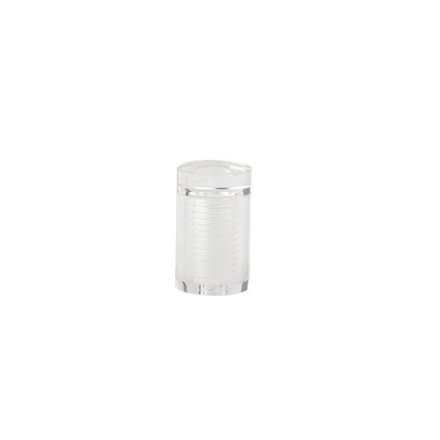 Skiltebeslag - �19x25mm - Transparent