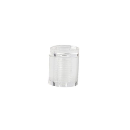 Skiltebeslag - �25x25mm - Transparent