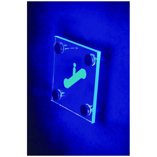 Skiltebeslag 4 Stk - LED (Hvidt Lys) - Mat Finish