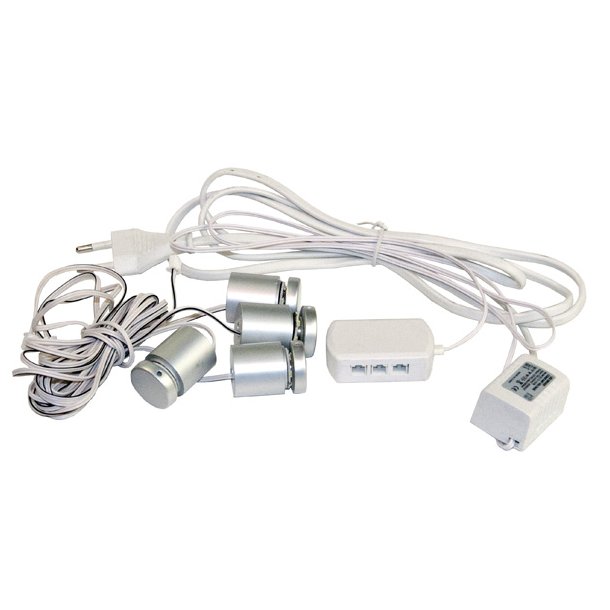 Skiltebeslag 4 Stk - LED (Blt Lys) - Mat Finish